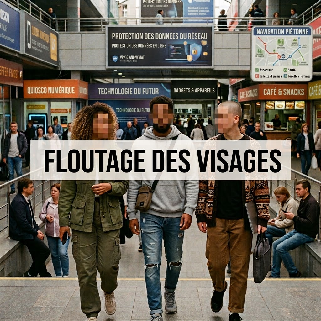 Flouter un visage sur une photo en ligne