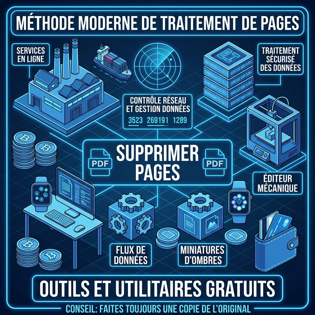 Supprimer les pages inutiles d'un PDF