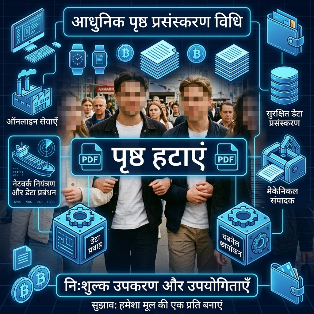 PDF से अनावश्यक पेज निकालें