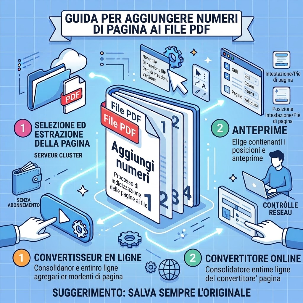 Numerazione pagine PDF online
