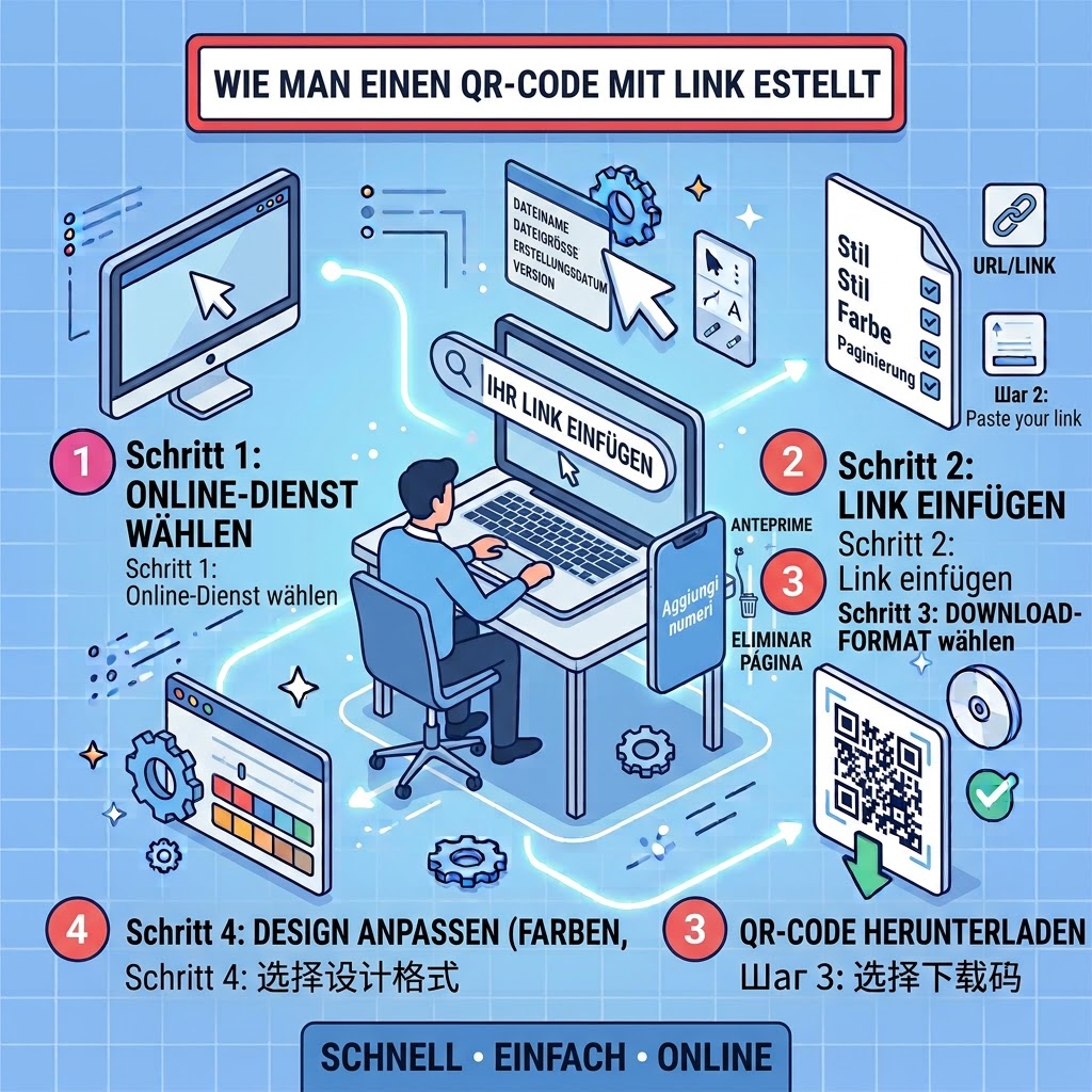 Online QR-Code-Generator mit Link
